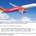 VietJetAir suspende operaciones BLR y HYD