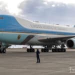 Air Force One visito Seattle y estuvimos alli