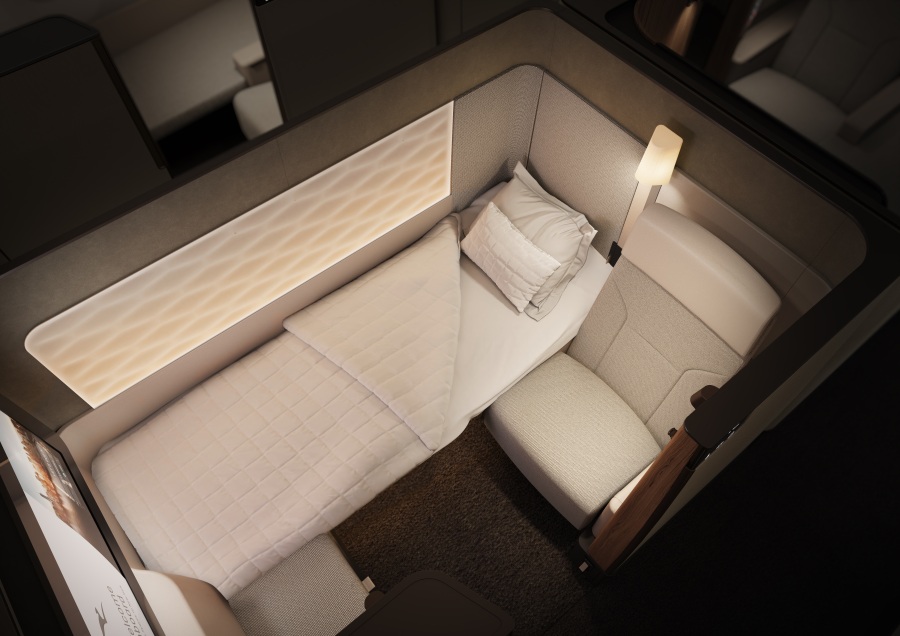 1677565590 309 TheDesignAir –Qantas revela renders de sus cabinas premium Project Sunrise